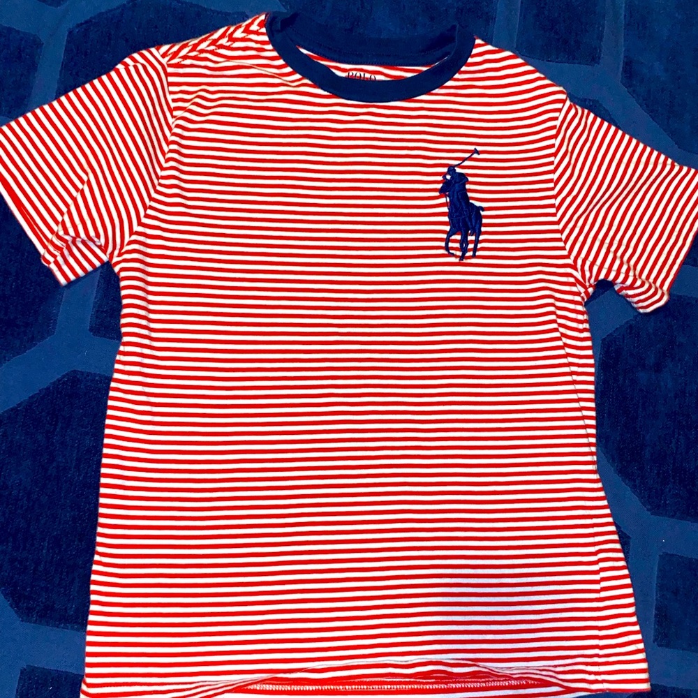 Boys Polo by RL Striped Shirt - Sz. 8 / small